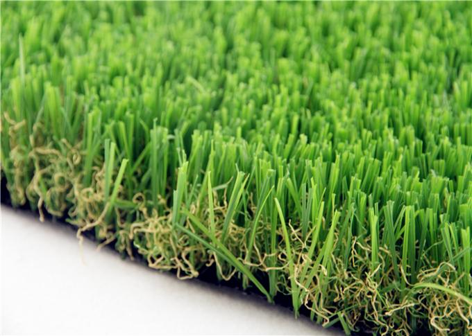 Super Soft Playground / Garden Artificial Grass 6800 Dtex PE PP Material 0