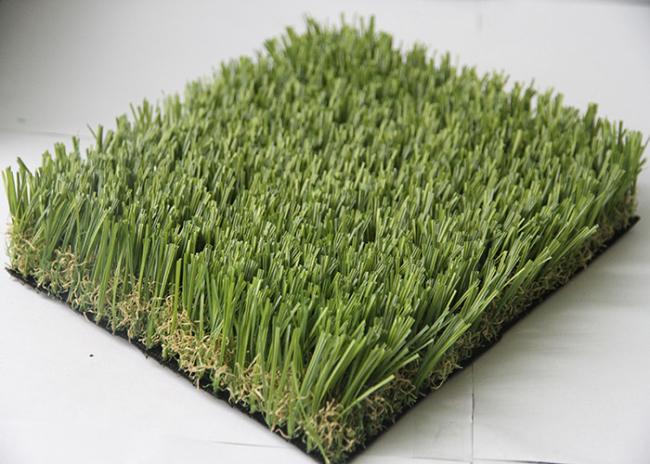 Decorative Outdoor Landscaping Artificial Grass S Shape Yarn 11200 Dtex 0