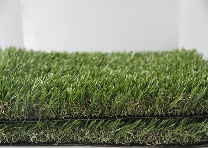 Durable Real Looking Landscaping Artificial Grass For Roadside Decoration 0