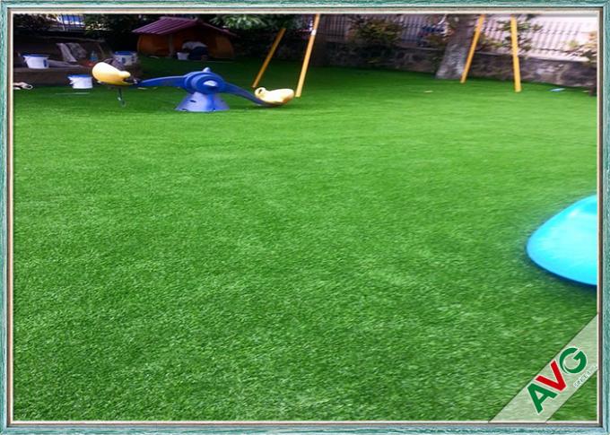 HIGH Elasticity Outdoor Artificial Grass Field Green Monofil PE + Curled PPE Material 0