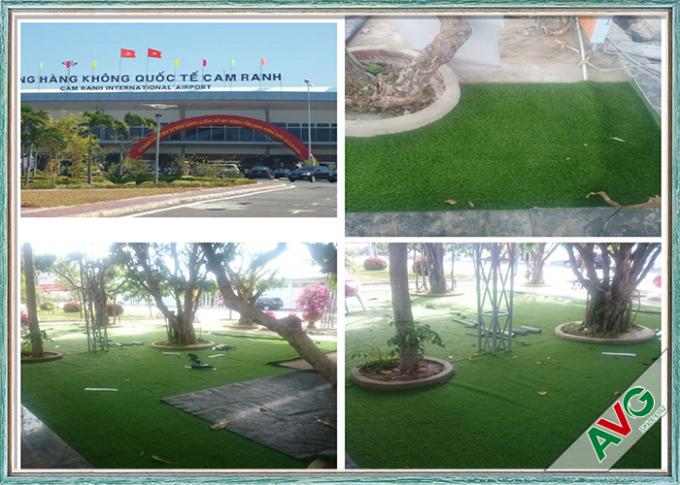 13500 Dtex 4 Tones Landscaping Artificial Grass With 5 - 7 Years Guarantee 0