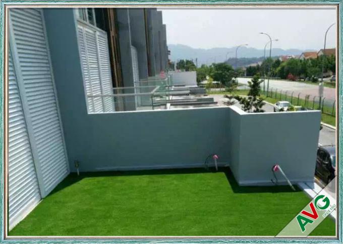 Professional Natural Artificial Grass Turf , School / Backyard / Garden Fake Grass 0