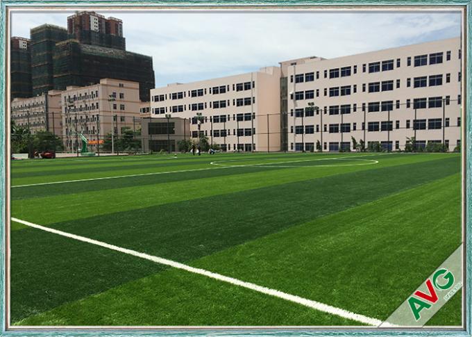 Common Fibers Rebound Softness Fake Turf / Artificial Turf For Soccer Fields 0