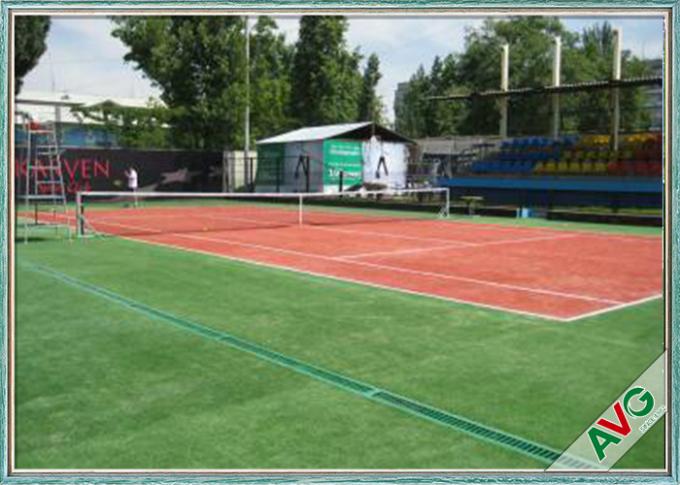 ITF Standard Tennis Synthetic Grass , Tennis Court Fake Grass PP + NET Backing 0