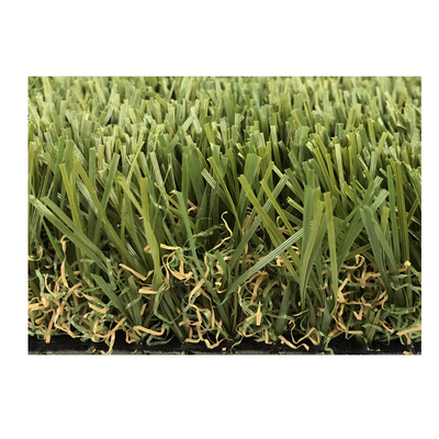 China Wear Resistance Garden Artificial Grass Double Wave Monofilament supplier