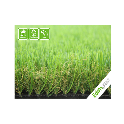 China Curved Wire Artificial Grass Carpet Landscape Synthetic Turf Roll Garden supplier