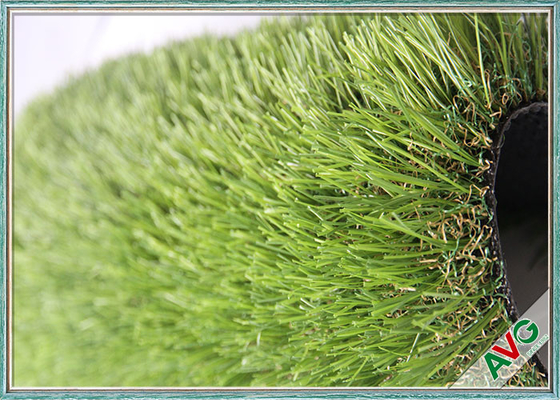 China Ornamental Gardens Landscaping Artificial Grass Monofil PE + Curly PPE Material supplier