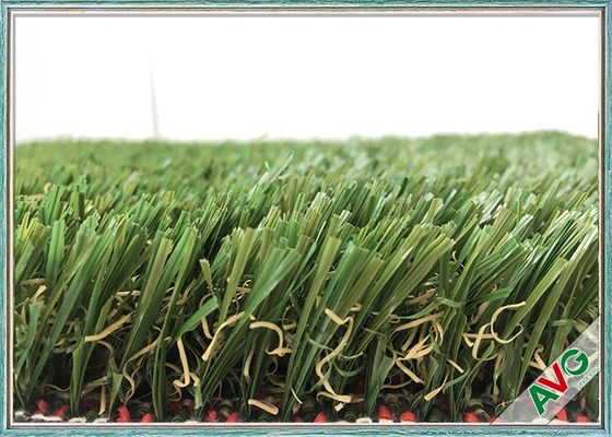 China Professional Natural Artificial Grass Turf , School / Backyard / Garden Fake Grass supplier