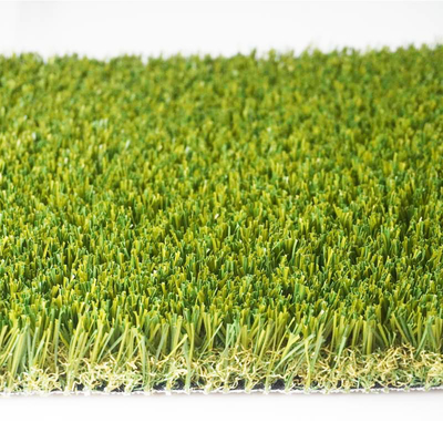 China No Glare Tennis Synthetic Grass Olive Curved Silk Yarn Shape supplier