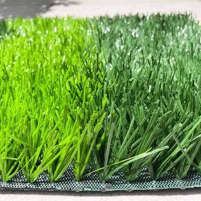 China Cesped Green Artificial Soccer Grass 40mm Height Reinforced supplier