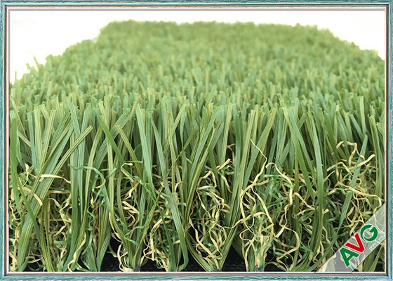 China Soft / Comfortable Feeling Landscaping Artificial Grass 12800 Dtex Fireproof supplier