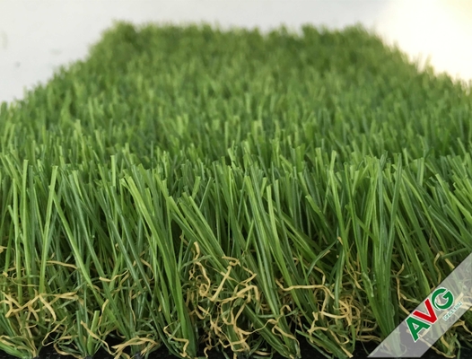 China 3 / 8'' Gauge PE + PP Material Flat Garden Artificial Grass For Exhibition supplier