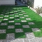 Wear Resistance Garden Artificial Grass Double Wave Monofilament supplier
