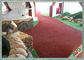 Latex Coating C Shaped Indoor Fake Grass Carpet For Home Decoration Apple Green supplier