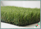 PE + PP Material House Outdoor Artificial Grass Field Green / Apple Green Color supplier