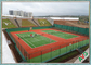 ITF Standard Tennis Synthetic Grass , Tennis Court Fake Grass PP + NET Backing supplier