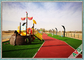 Plastic 4 Tone Natural Landscaping Artificial Grass For Garden Decoration supplier