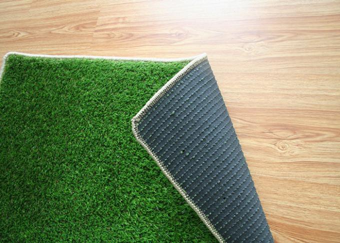Anti-Slip Indoor Home Artificial Grass Fake Turf Green / Olive Green Color 0