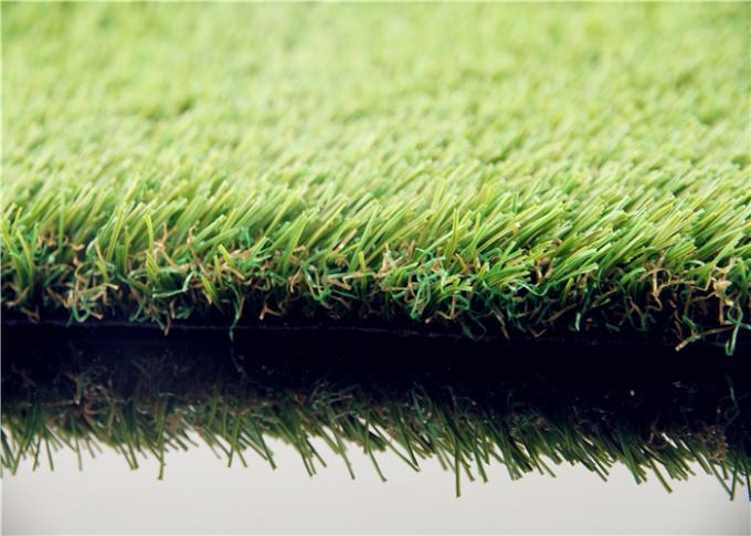 10mm Wall Villa Home Garden Artificial Grass , Fake Garden Turf 6800 Dtex 0