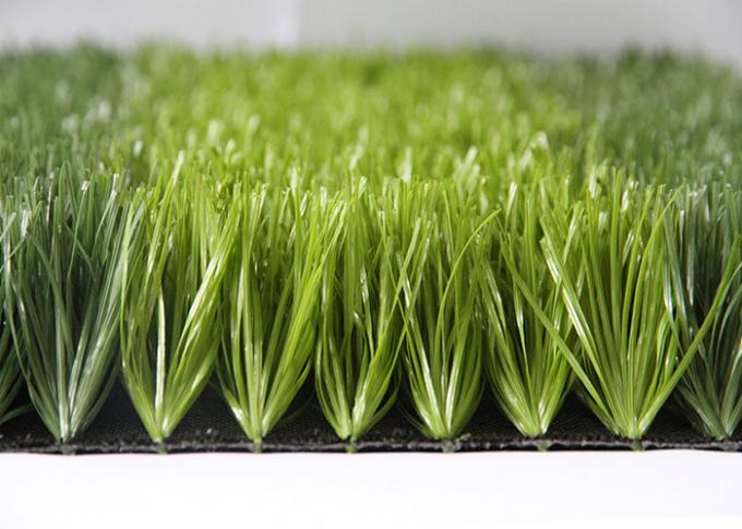 50mm Double Spined Soccer PE Material Artificial Grass Bi-color Excellent Standing Matte Appearance 0