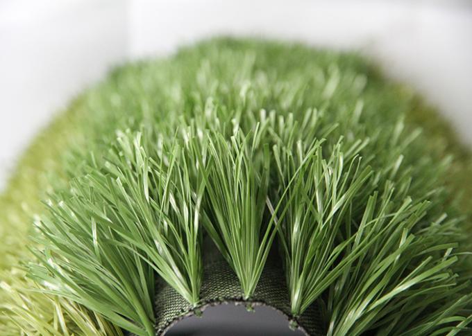 Fire Resistance Outdoor Synthetic Grass For Soccer Fields , Artificial Football Turf 0