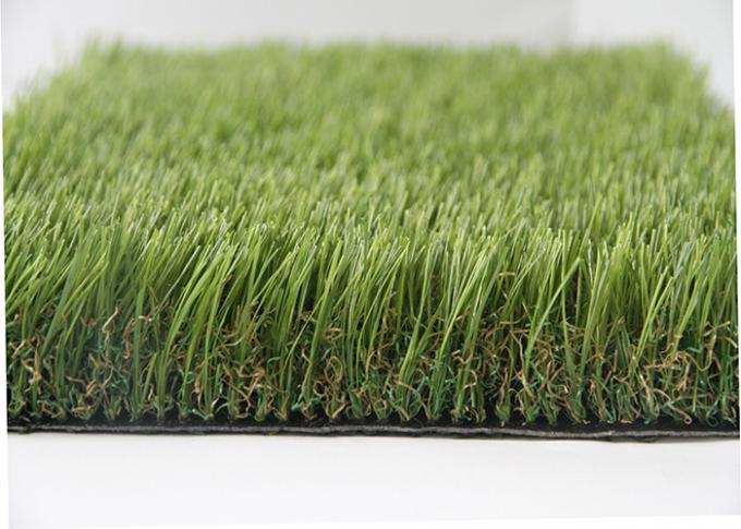 Green Landscaping Artificial Grass Good Standing High density And Cost Effective 0