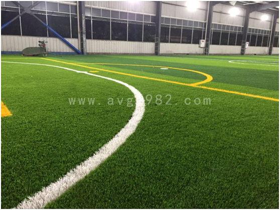 latest company news about Swing in the wind! Sports field installed with AVG S-shape monofilament yarns has amazed Yubei District of Chongqing in Southwest China.  2