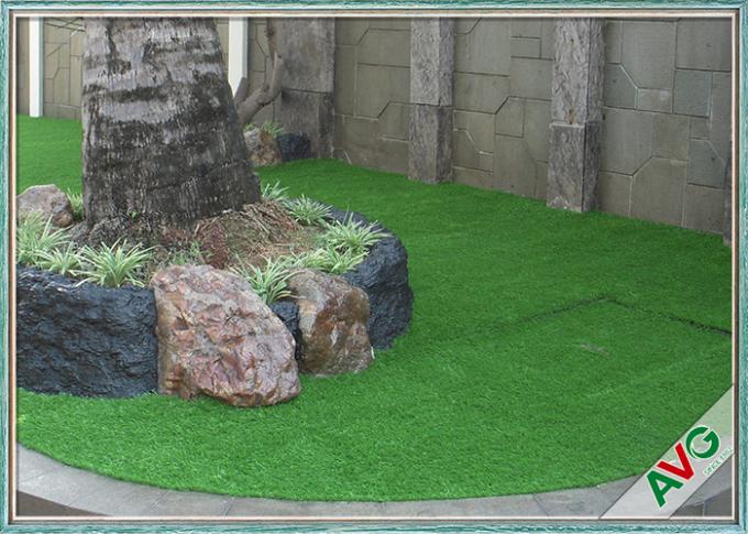 35 MM Pile Height Garden Artificial Grass / Synthetic Grass PP + Fleece Backing 0