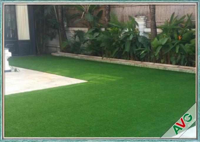 Safety Surfacing Green Outdoor Artificial Grass For Children Playing SGS Approved 0