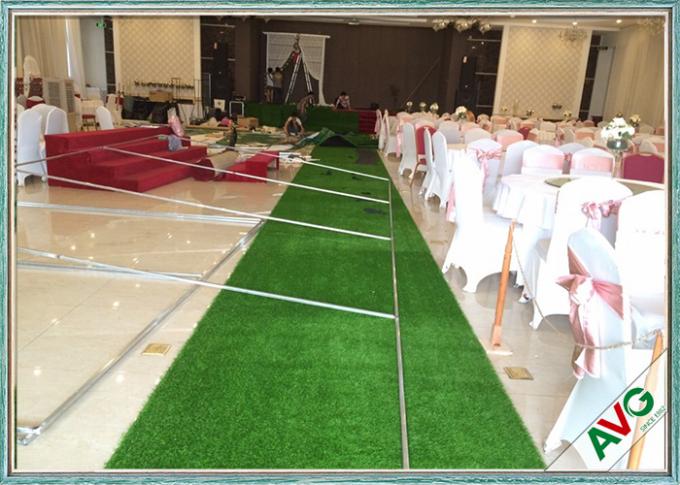 Outdoor Wedding Party Decoration Landscaping Artificial Turf 5 - 7 Years Guarantee 0