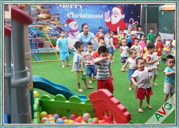ISO / SGS Qualified Artificial Grass For Children Friendly Playground Turf 0