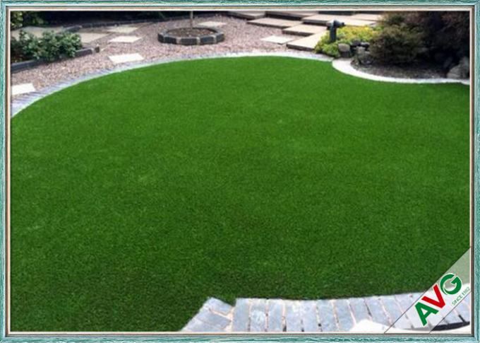 Fake Lawn Landscaping Artificial Grass For Kindergarten Backyard SGS / ESTO / CE 0