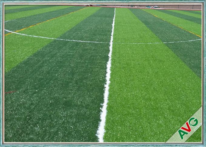 50mm / 40mm Pile Height Soccer Synthetic Artificial Grass For Football Fields 0