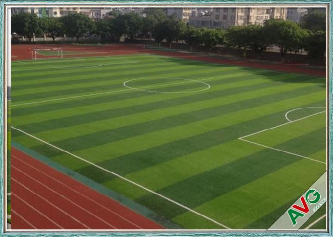 Easy Installing Soccer Synthetic Grass For Football Field SBR Latex / PU Backing 0