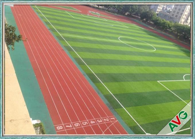 Soccer Field Artificial Grass Field Green + Apple Green PE Monofilament 0
