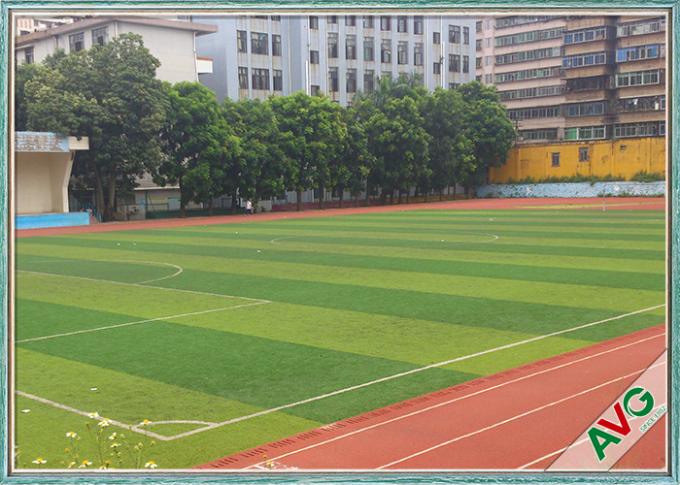 60 Mm Height Outdoor Soccer Artificial Grass / Turf For Exercise Long Life 0