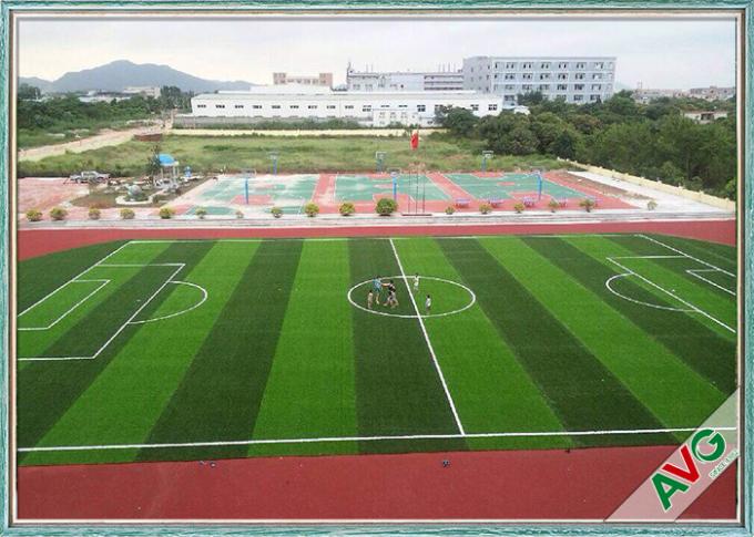 Fire Resistance Football Artificial Turf With 60 mm Pile Height , Artificial Grass For Football 0