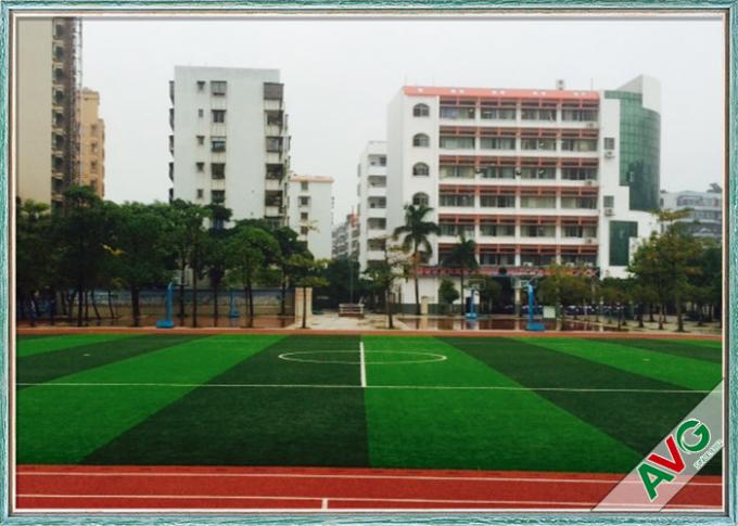 Fine Raw Materials PE Football Artificial Turf With Woven Backing 60 mm Pile Height 0