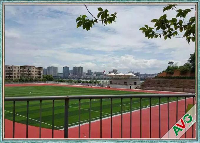 Natural Appearance Football Artificial Turf / Synthetic Grass Carpet For Soccer 0