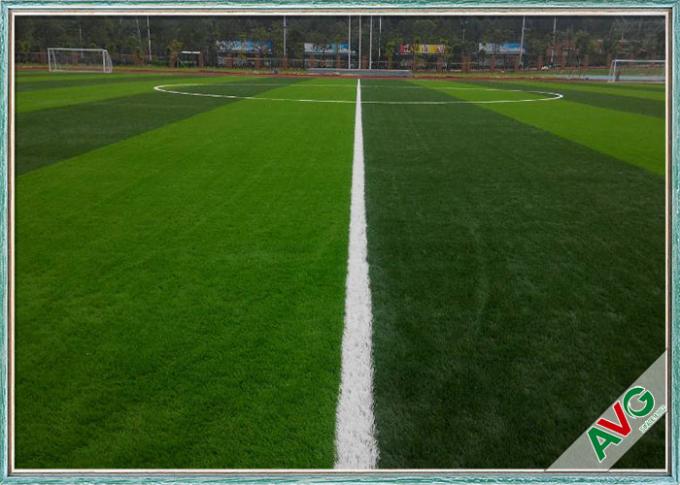 Abrasion Resistance Football Artificial Turf , Synthetic Grass For Soccer Fields 0
