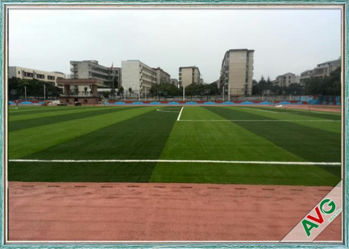 50 Mm SGS Approved Football Field Artificial Grass / Synthetic Turf For Soccer Field 0