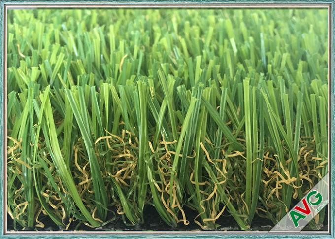 Anti Color Fading Outdoor / Indoor Artificial Grass Great Weather Adaptability 0