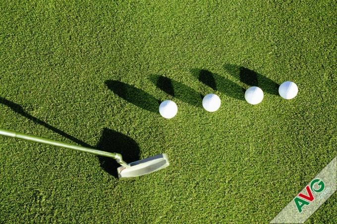 10mm Pile Height Natural Golf Artificial Grass / Golf  Indoor Putting Green 2