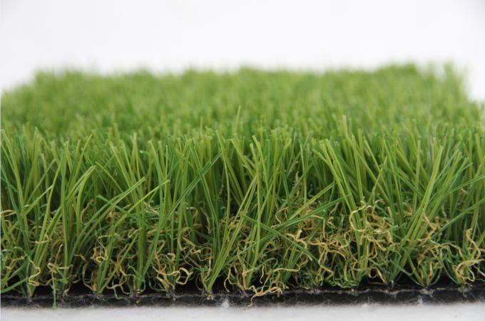 High Wear Resistance Garden Landscaping Artificial Turf With Evergreen Color 0