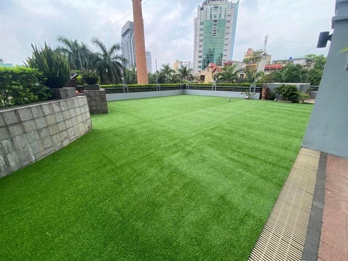 Green Color Indoor Plastic Lawn Landscaping Synthetic Artificial Turf Carpet Grass 40mm For Garden 0