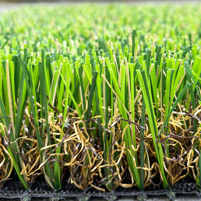 China Artificial Plastic Turf 55mm Gazon Artificiel Synthetic Grass For Garden supplier