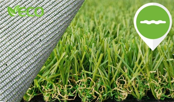 China Artificial Plastic Turf 35mm Gazon Artificiel Synthetic Grass ECO Backing​ For Garden supplier