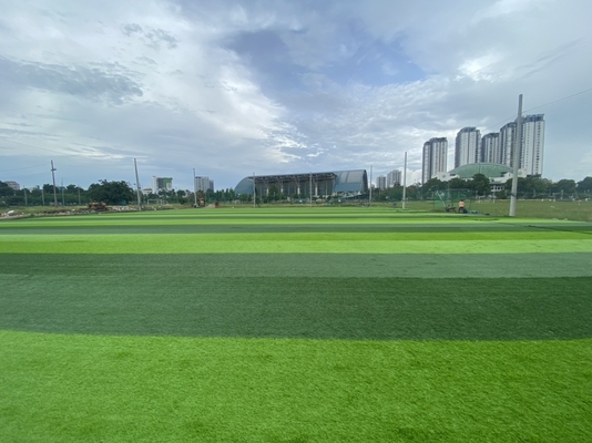 China 60mm Football Ground Artificial Grass Carpet Environment Friendly supplier