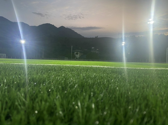 China 55mm Height Artificial Grass Turf Football Synthetic Grass Wear Resistant supplier