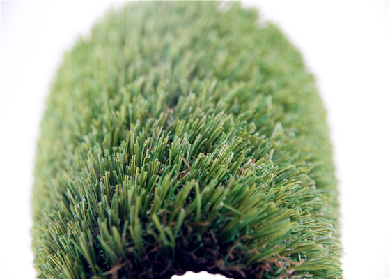 China Metal Free Landscaping Garden Artificial Grass Gauge 3 / 8 Inch Anti-UV supplier